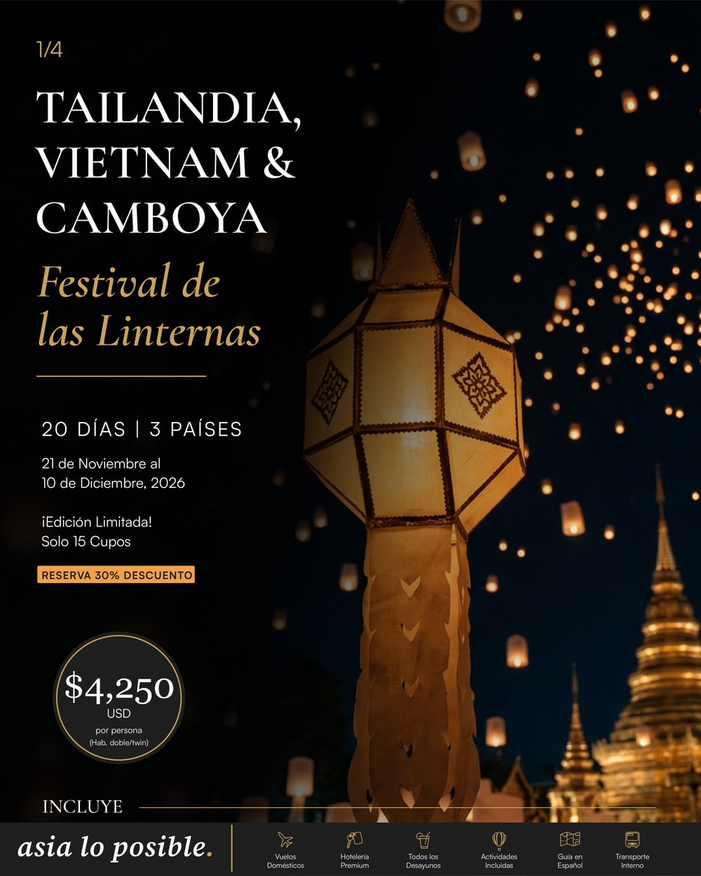 Festival de las Linternas — Tailandia